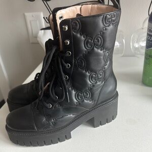Women's Black Leather Boots